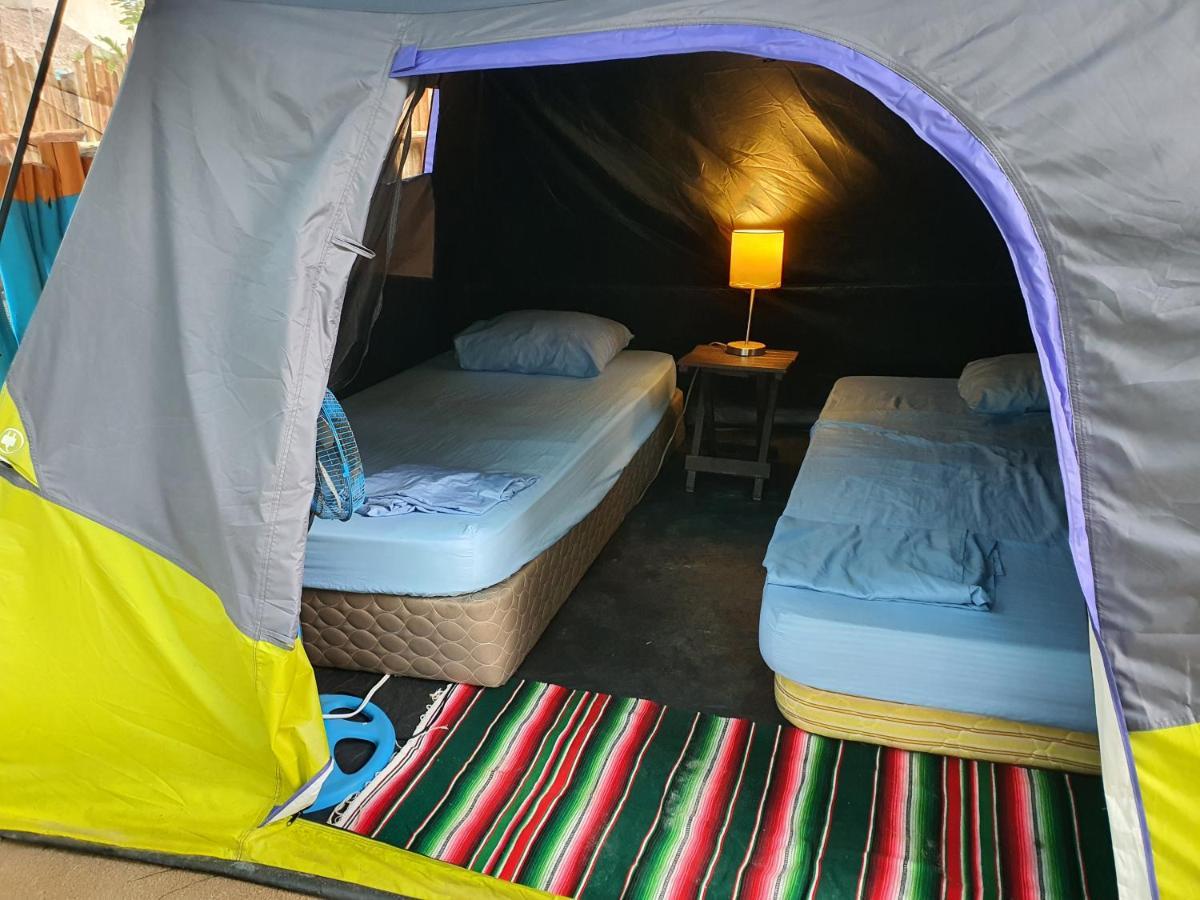 Hotel Camping Del Ritmo & Kite Club El Cuyo Exterior foto