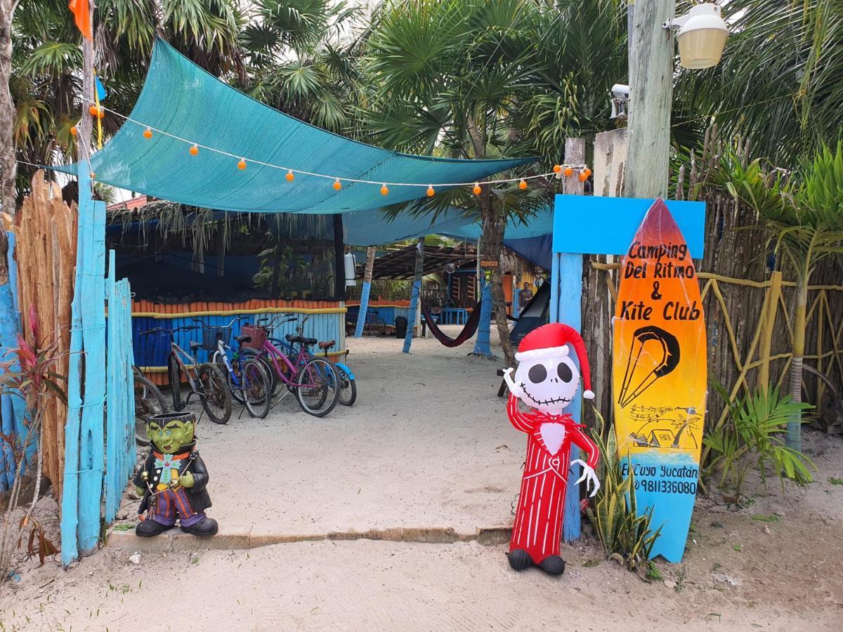 Hotel Camping Del Ritmo & Kite Club El Cuyo Exterior foto