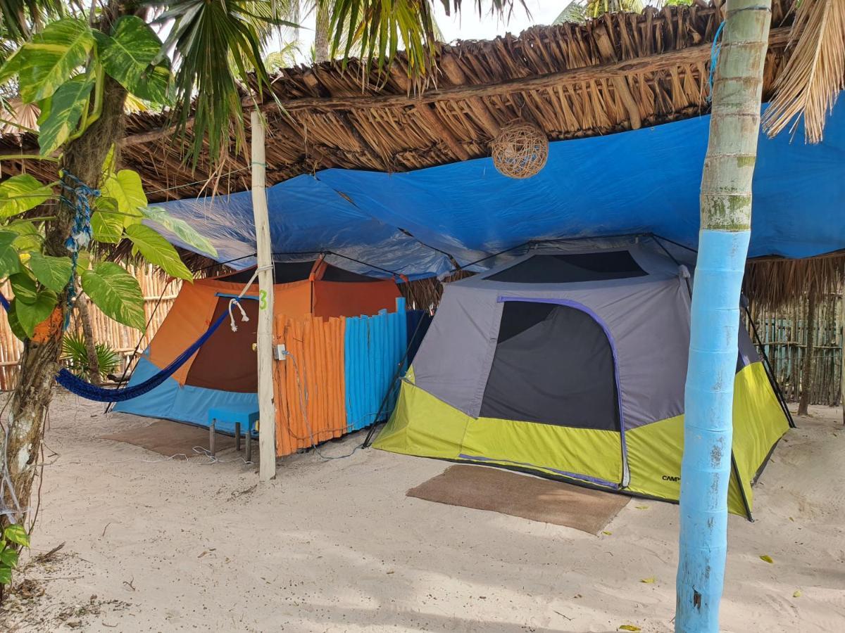 Hotel Camping Del Ritmo & Kite Club El Cuyo Exterior foto