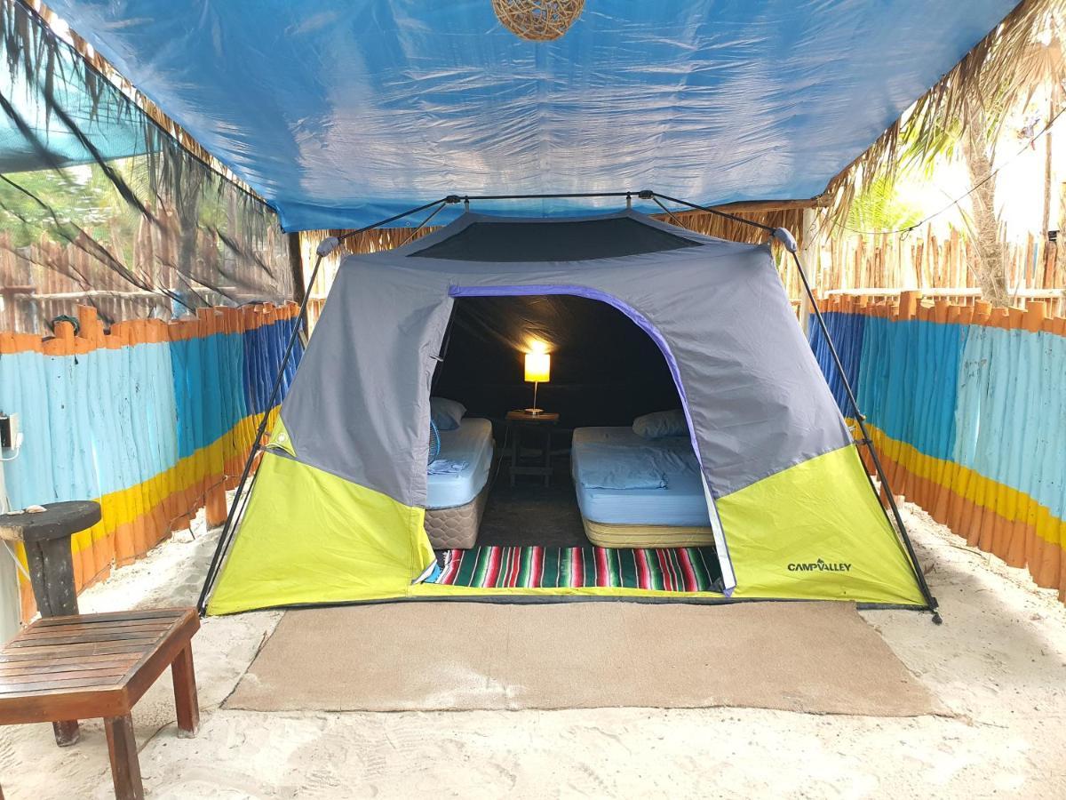 Hotel Camping Del Ritmo & Kite Club El Cuyo Exterior foto