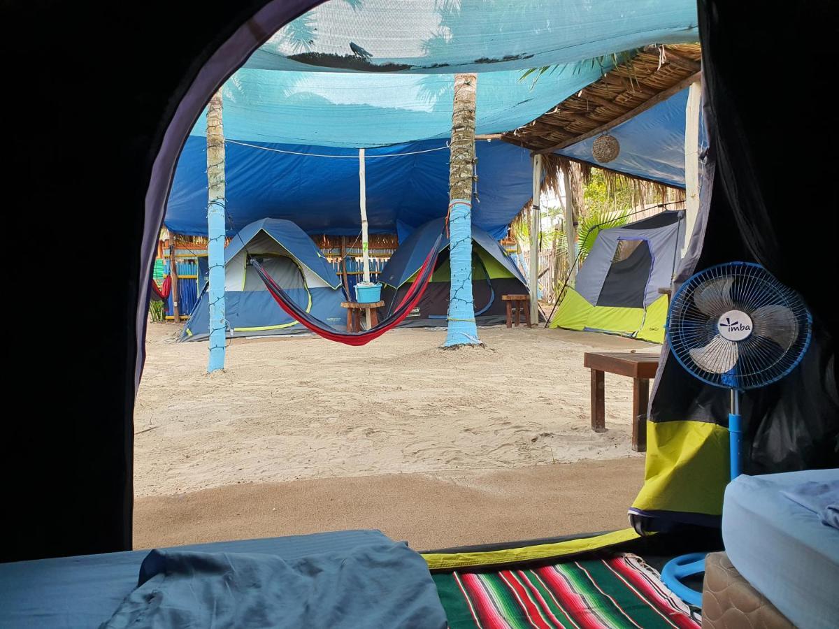 Hotel Camping Del Ritmo & Kite Club El Cuyo Exterior foto